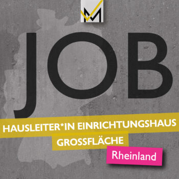 Job: Hausleiter*in Eirnichtungshaus - Großfläche